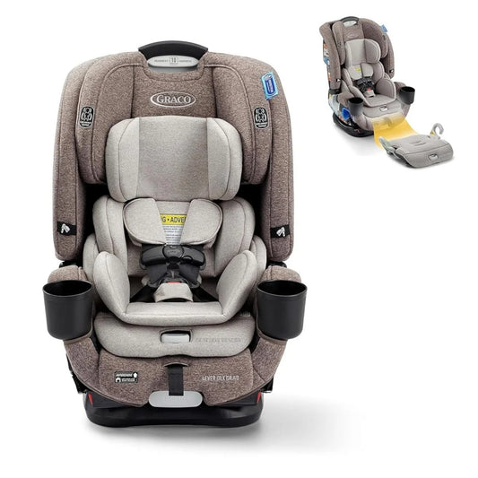 4Ever DLX 4-in-1 Child Car Seat, Charlie | Car seat for babies and toddlers, 10 years of use | Rear-facing, forward-facing and booster seat | Safe, comfortable and practical