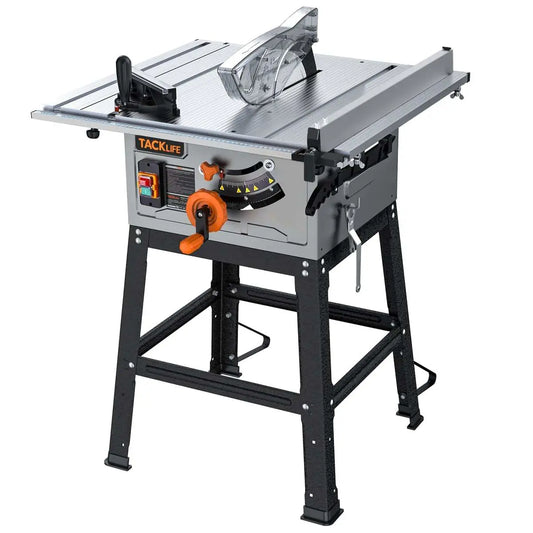 TACKLIFE Table Saw, 10 Inch, 15-Amp 24T Blade 4800 RPM 45oBevel Cutting MTS01A(Default Title)