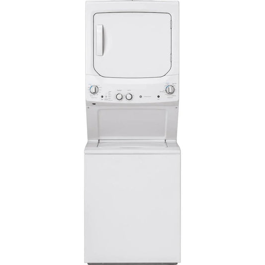 Laundry Center 2025 with 3.8 cubic foot (approx. 108 liters) top-loading washing machine and 5.9 cubic foot (approx. 167 liters) electric dryer – White