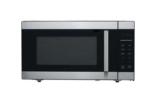 Hamilton Beach 1.6 Cu ft Stainless Steel Countertop Microwave Oven, 1100W, Sensor Cook, LED Display(Default Title)