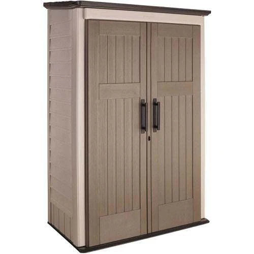 Rubbermaid garden shed, model 2025, 52 cubic feet (approx. 1.47 m³), weatherproof, lockable doors