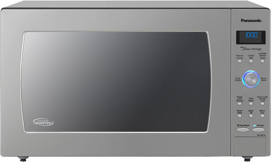 Panasonic NN-SN966S 2.2 Cu. Ft. 1250W Stainless Steel Microwave Oven with Inverter  Genius Sensor, Countertop/Built-In(Default Title)