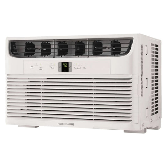 Frigidaire 8,000 BTU Window Air Conditioner with WiFi  Remote, Multi-Speed, Eco Mode, White