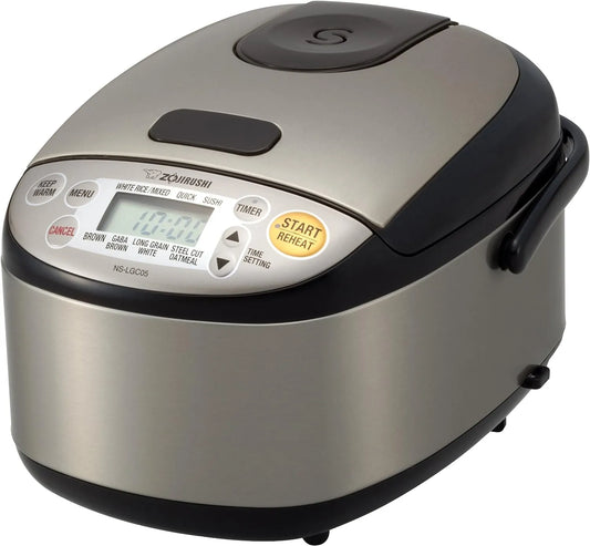 Zojirushi Rice Cooker  Warmer, 3-Cups, Stainless Black(Default Title)