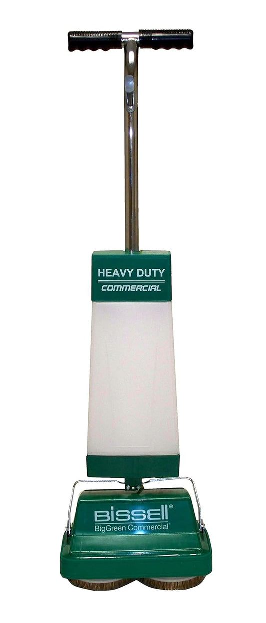 BISSELL BigGreen BGFS5000 Portable Floor Scrubber  Polisher, 12′′ Cleaning Path, 4.2 Amp Motor, White/Green(Default Title)