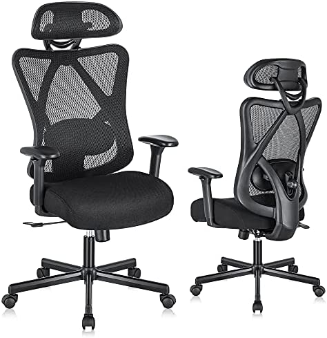 SUNNOW Ergonomic Office Chair, Mesh Computer Desk Chair , High Back Executive Task Chair(Medium)