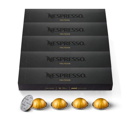 Nespresso Vertuo Voltesso Mild Roast Espresso Capsules, 50-Count, 1.35oz Pods, For Vertuo Machines(Default Title)