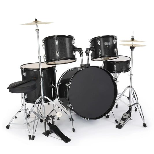 Ktaxon 5-Piece Adult Drum Set, 22 Inch Full-Size Drums Kit(Default Title)