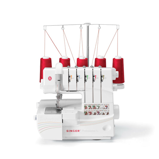 Singer Professional 5 Serger Sewing Machine, 2-5 Thread, 1300 SPM, Auto Tension, Differential Feed(Default Title)