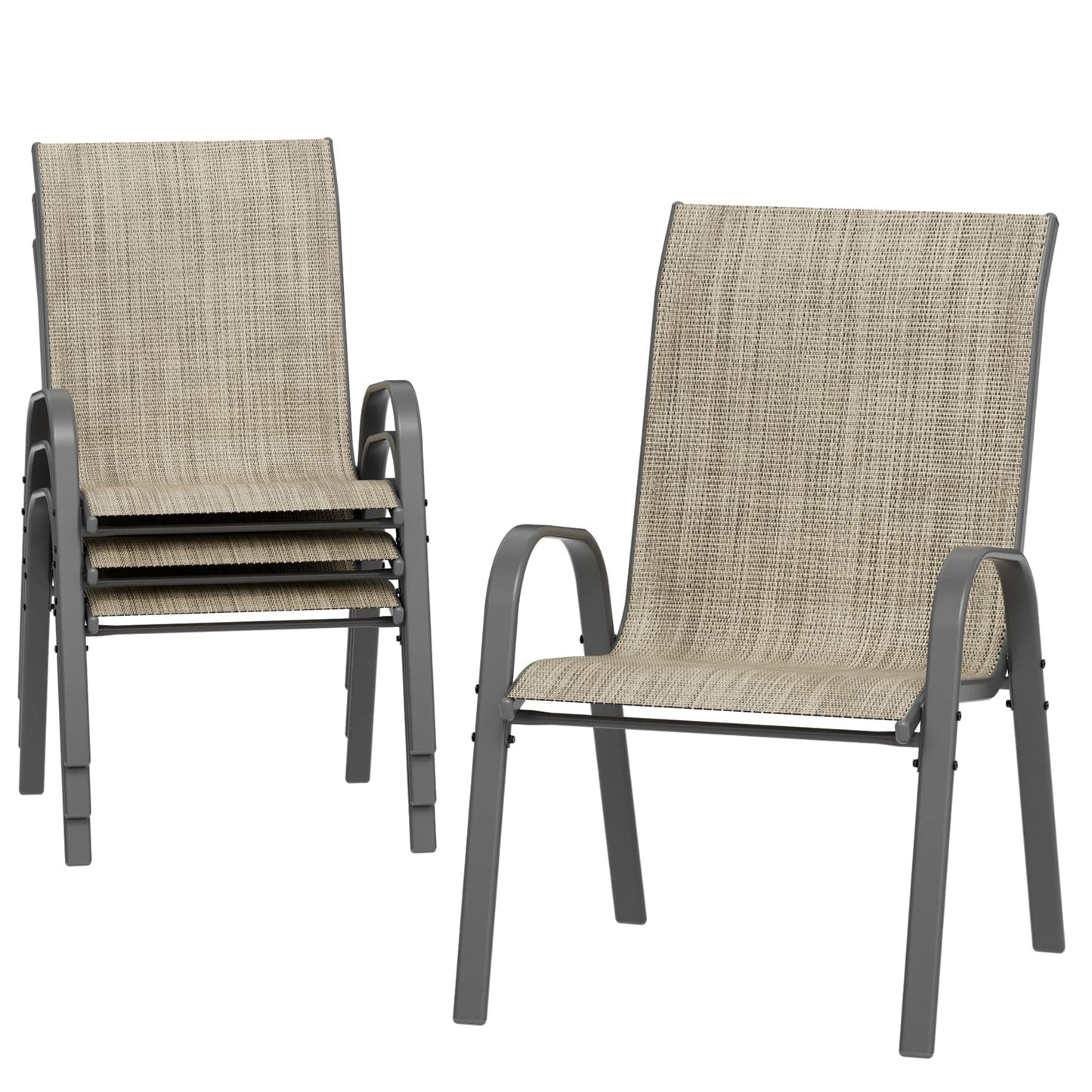 UDPATIO Patio Dining Chairs Set of 4(Default Title)