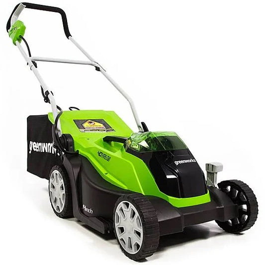 Greenworks MO40B01 G-Max 40V 17 inch Brushed Mower Battery  Charger