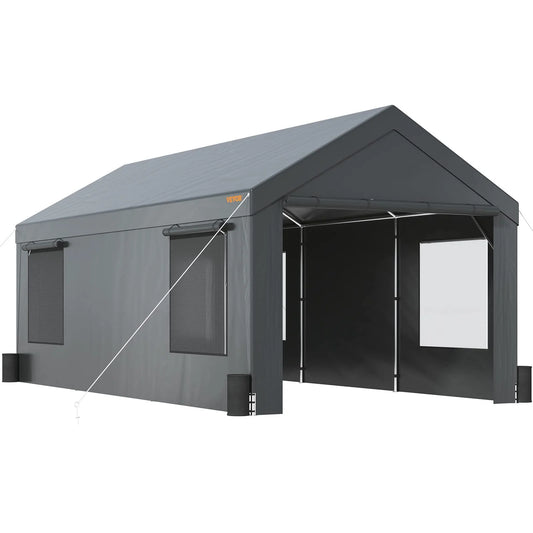 VEVOR Carport 10x20ft, Car Canopy Portable Garage(Default Title)