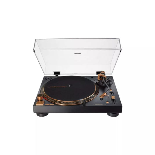 Audio Technica AT-LP120XUSB-BZ Direct Drive USB Turntable, Bronze – 3-Speed Vinyl Player with Built-in Preamp and Digital Conversion(Default Title)