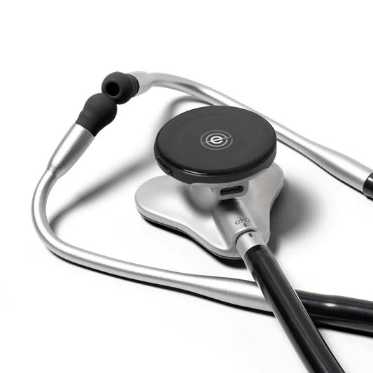 Eko Digital Stethoscope, Combining Audio with 3-Lead ECG and a Full-Color Display