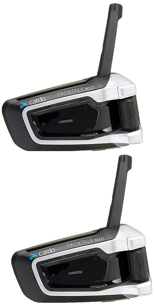 Cardo scala rider PACKTALK BOLD With Natural Voice Motorcycle Communication and Entertainment System, Connect 2 to 15 Riders (Dual Pack)(Default Title)