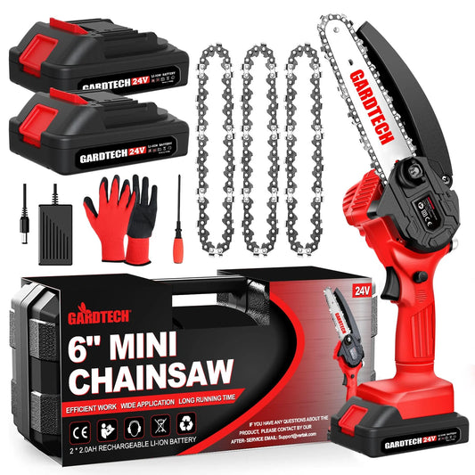 Gardtech 6 Inch Cordless Portable Electric Chain Saw(Default Title)