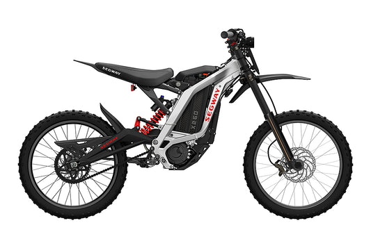 2025 Segway – Dirt eBike x260 w/74.6 mi Max Operating Range  46.6 mph Max Speed – Silver