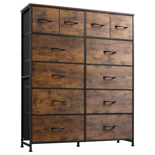 WLIVE Tall Dresser for Bedroom with 12 Drawers(Default Title)