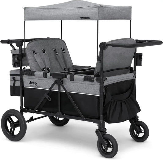 Jeep Wrangler Deluxe 4-seater stroller by Delta Children Premium Quad stroller
