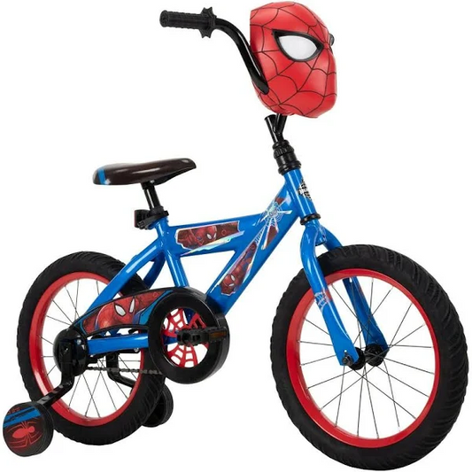 Huffy Marvel Spider-Man 16′′ Boys’ Bike with Handlebar Bin  Training Wheels(Default Title)
