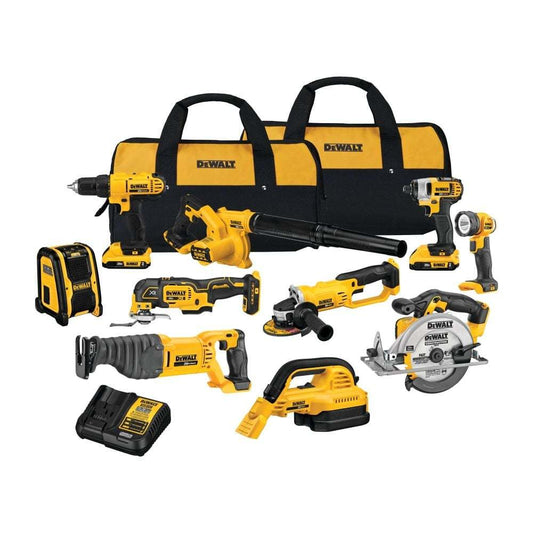 20V MAX 10-Tool Combo Kit DCK1020D2 with Batteries  Charger