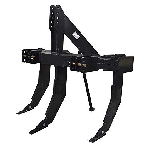 3 Shank Subsoiler Ground Ripper Fits 3 Point Tractor Cat 1  2 Quick Hitch Compatible
