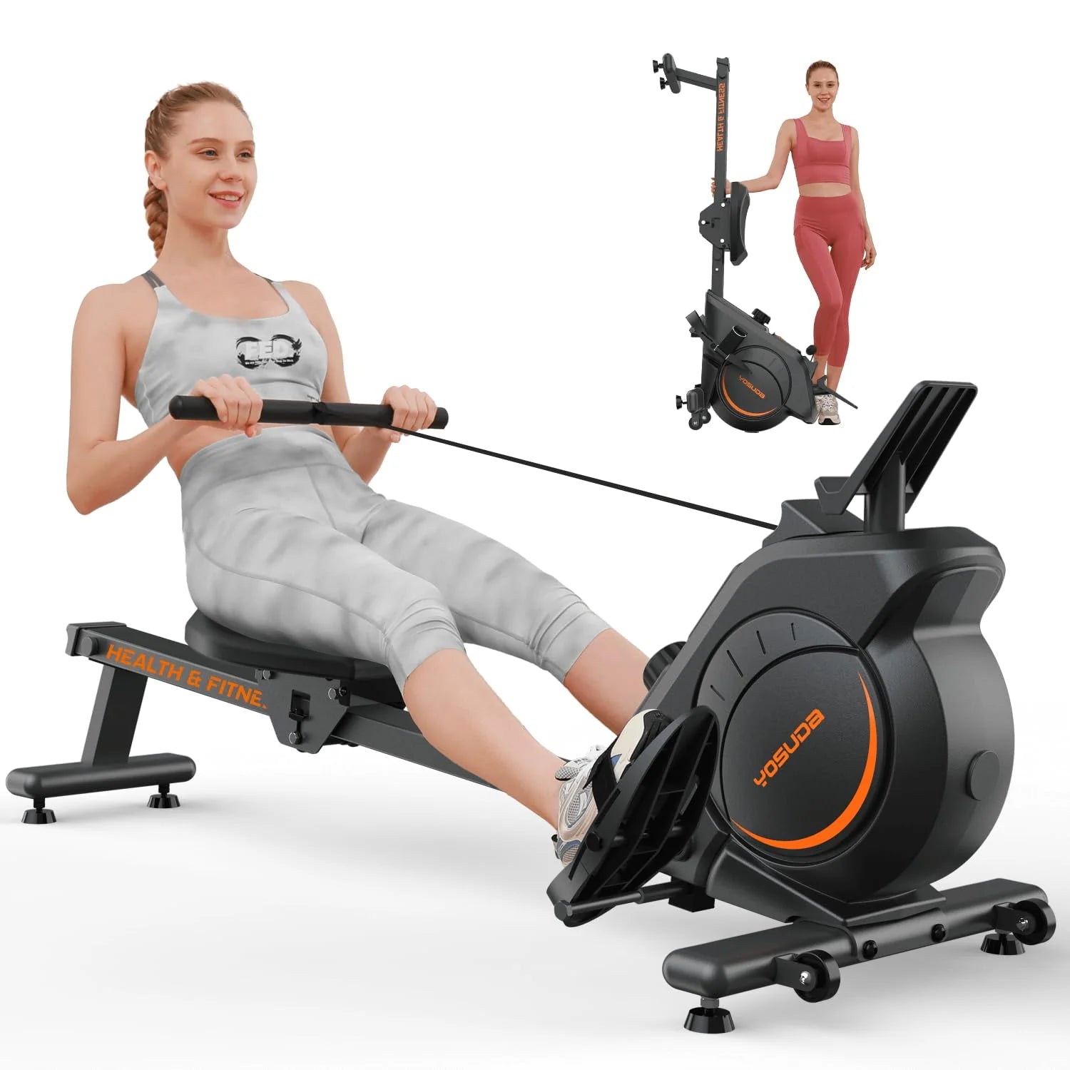 YOSUDA Magnetic Rowing Machine 350 LB Weight Capacity(Default Title)
