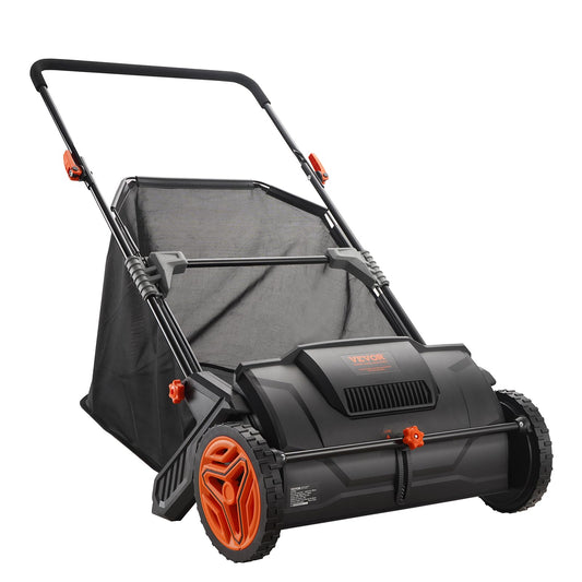 VEVOR Push Lawn Sweeper, 21 Inch Leaf  Grass Collector(Default Title)