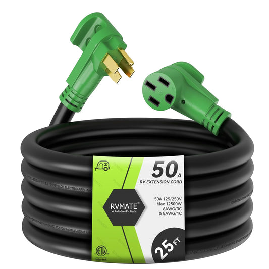 RVMATE 50 Amp 25 Feet RV/EV Extension Cord(Default Title)