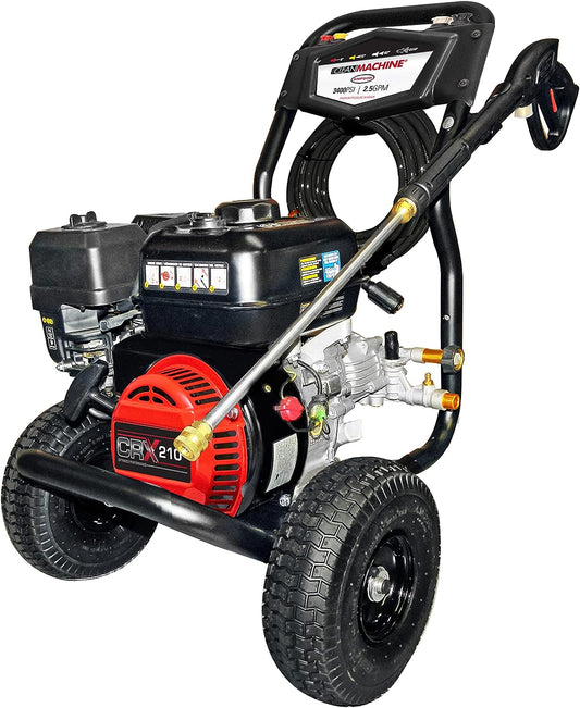SIMPSON 3400 PSI Gas Pressure Washer with CRX Engine, 25-ft Hose, 4 Nozzles  Steel Wand(Default Title)