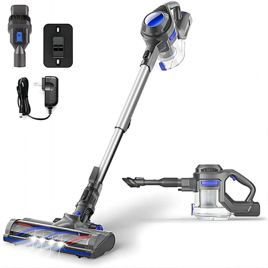 MOOSOO XL-618Pro Cordless Vacuum, 4-in-1 Lightweight Stick Cleaner, 20Kpa Suction, 1.3L Dust Cup, Detachable Battery(Default Title)