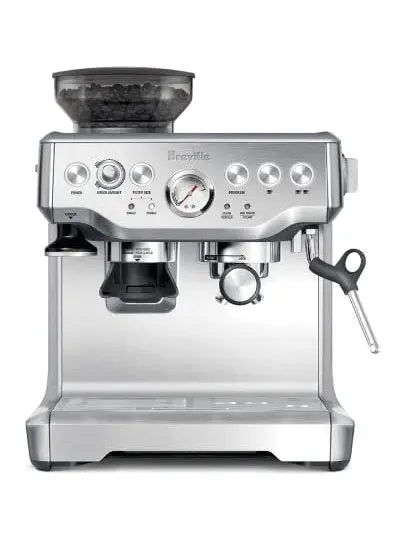 Breville Barista Express BES870XL Espresso Machine, Brushed Stainless Steel, Manual, Built-in Grinder, 67 oz Water Tank(Default Title)