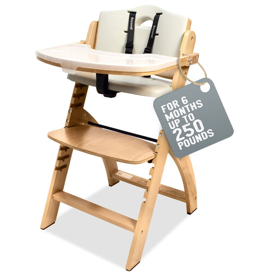Abiie 3-in-1 Convertible Wooden High Chair for Babies  Toddlers(Default Title)