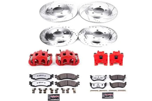 Power Stop - Front and Rear Z36 Truck  Tow Brake Kit with Calipers KC1443-36