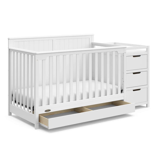 Graco Hadley 5-in-1 Convertible Crib and Changer with Drawer(Default Title)