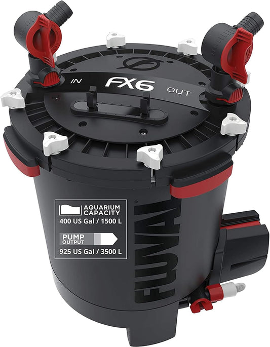High Performance Aquarium Filter, Canister Filter for Aquariums up to 400 Gal.(FX6)
