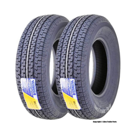 2025 2 New WINDA Trailer Tires ST 225/75R15 10PR Load Range E w/featured Scuff Gurard
