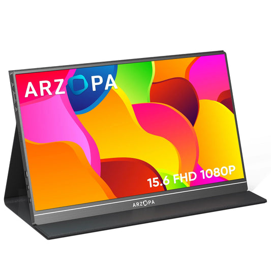 ARZOPA Portable Monitor, 15.6'' 1080P FHD Laptop Monitor(Default Title)