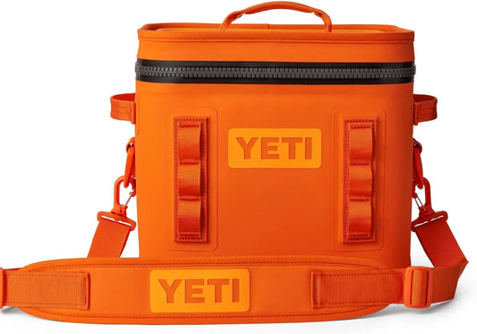 YETI Hopper Flip 12 Charcoal Portable Soft Cooler, 15 lbs Capacity, Foam Insulation, Leakproof Zipper, Outdoor Ready(Default Title)