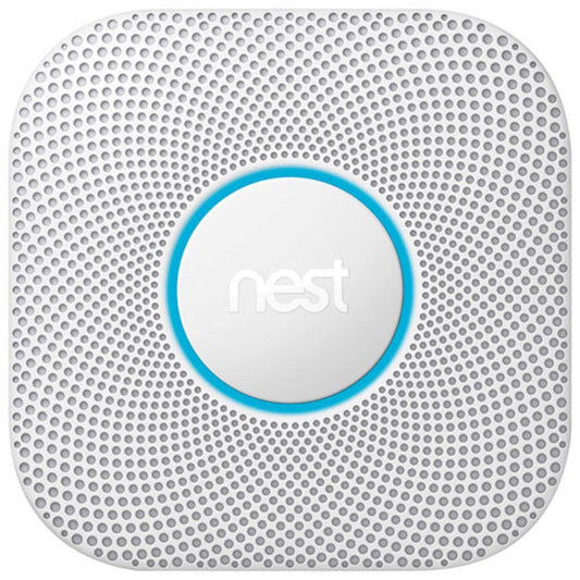 Google Nest Protect 2nd Gen Wired Smoke  CO Alarm with Voice Alerts and Phone Notifications