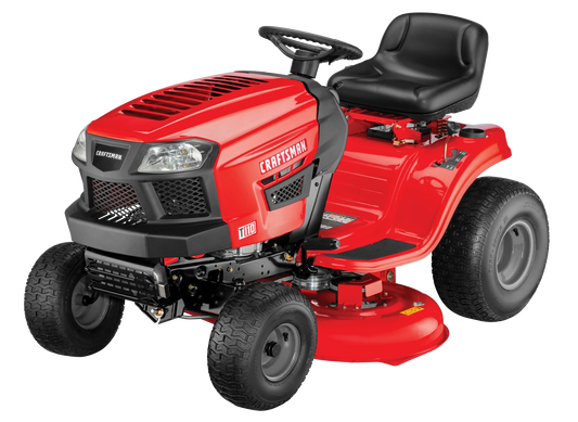 Craftsman T110 42-in Riding Lawn Mower – 17.5 HP Briggs  Stratton Engine – 7-Speed Transmission – Model 13AN77XS093