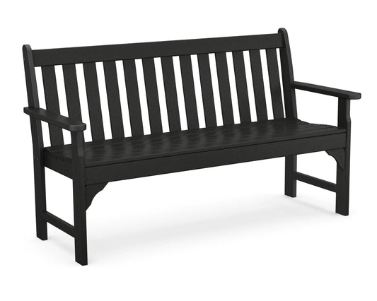 5′ Vineyard Outdoor Bench, in Black(Default Title)