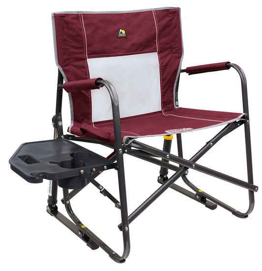 GCI Outdoor Freestyle Rocker XL Folding Rocking Chair with Side Table, Supports 250 lbs, Portable for Camping(Default Title)