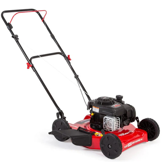 20-inch petrol lawnmower with 125cc displacement and Briggs  Stratton engine