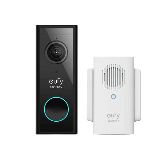 Security Video Doorbell 2K Wi-Fi Wireless Smart Video Camera with Chime �� Black