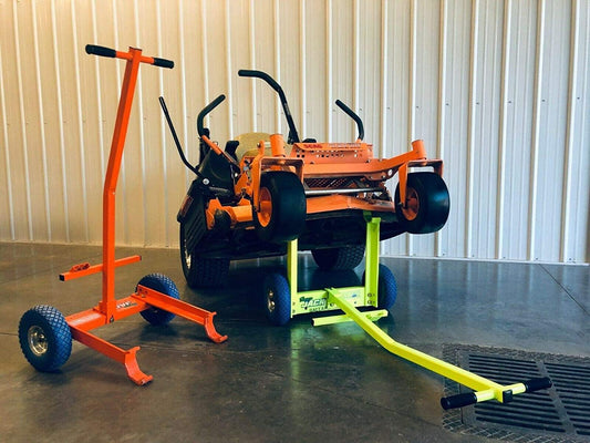 Ballard Inc Super Jack Pro Mower Jack – High Visibility Orange, Heavy-Duty, Compatible with ZTRs, Standers, Walk-Behinds(Default Title)