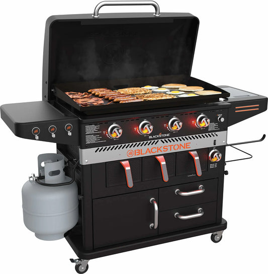 Blackstone 4-burner hob and air fryer combination – 36 inch