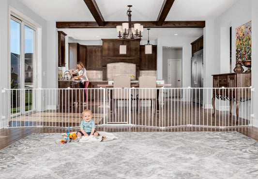 Regalo 192 Inch Super Wide Adjustable Baby Gate and Play Yard(Default Title)