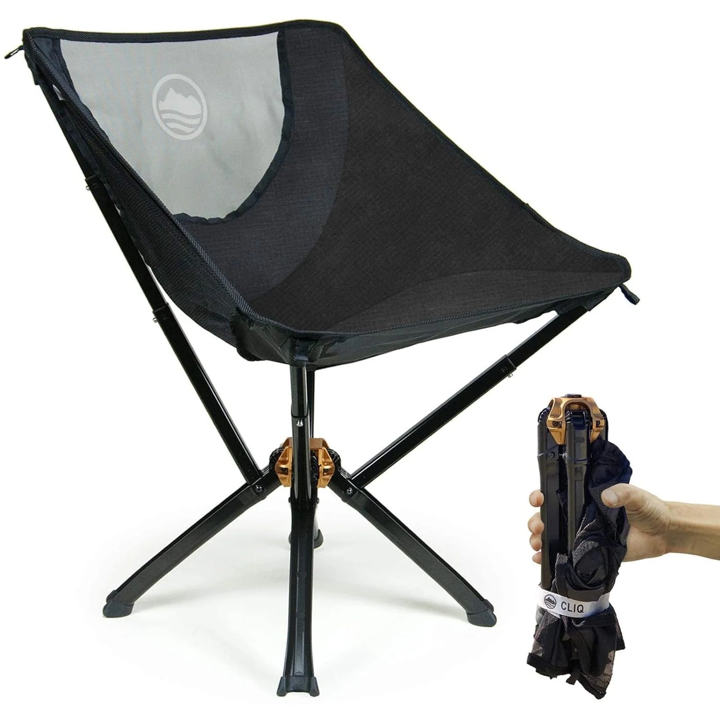 CLIQ Portable Folding Chair for Camping, Supports 300 Lbs(Default Title)