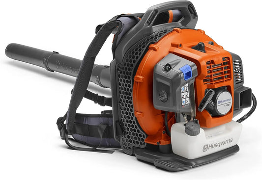 Husqvarna 150BT Petrol Leaf Blower with Backpack, 51 cc, 2.16 hp, 765 CFM, 270 MPH, Ergonomic Design